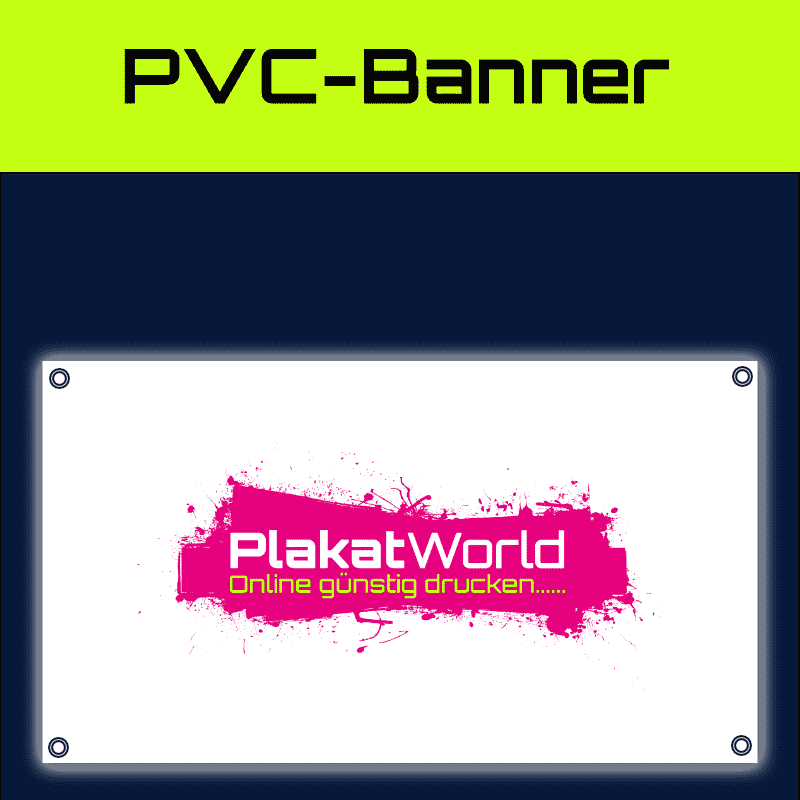 PVC-Banner 100x50cm online gestalten